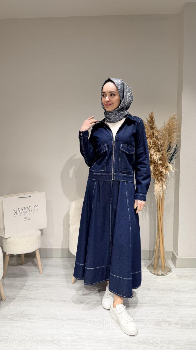 DENİM ETEKLİ TAKIM