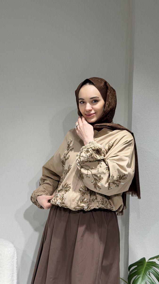 İŞLEME DETAYLI CEKET