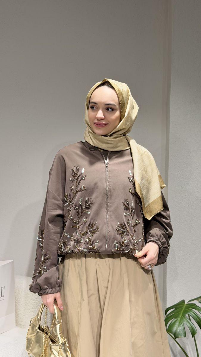 İŞLEME DETAYLI CEKET