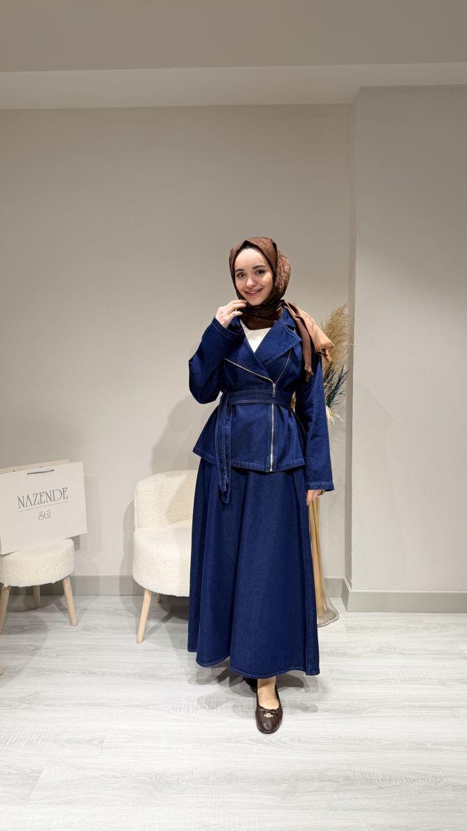 ÇAPRAZ FERMUARLI KOT TAKIM