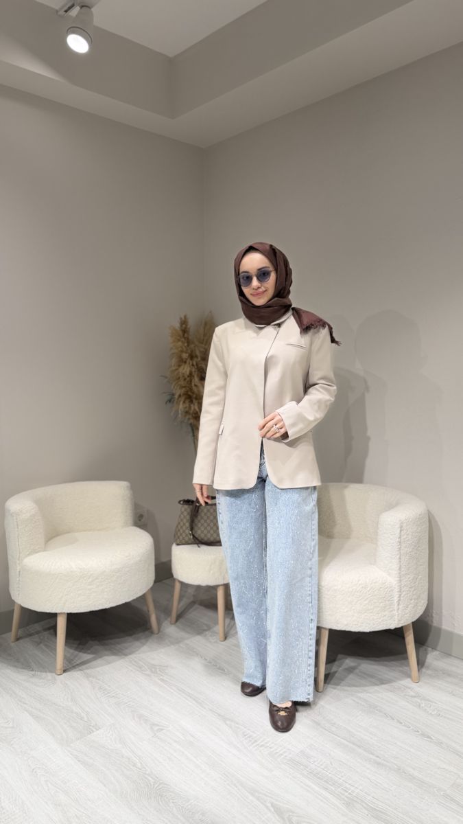 TAŞ İŞLEMELİ KOT PANTOLON