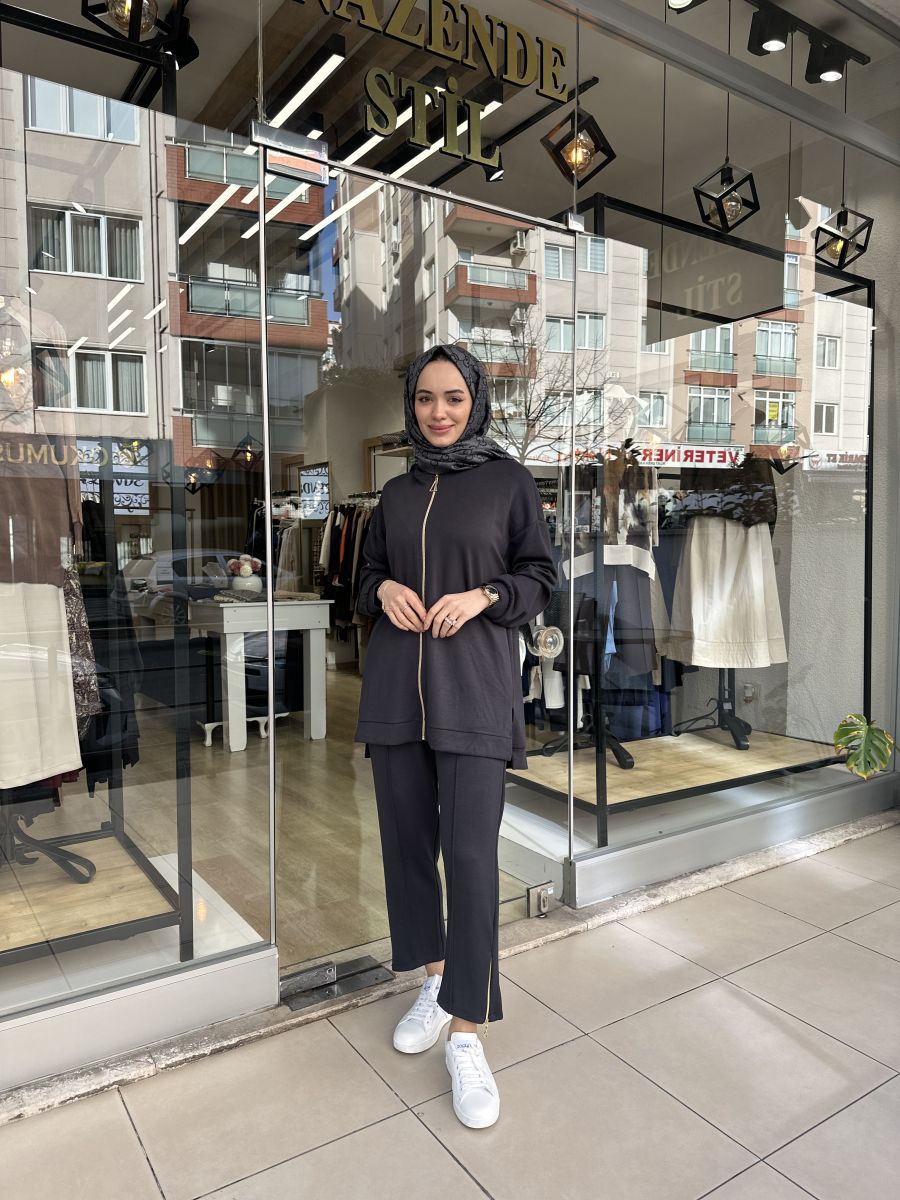 KAPŞONLU FERMUARLI TAKIM