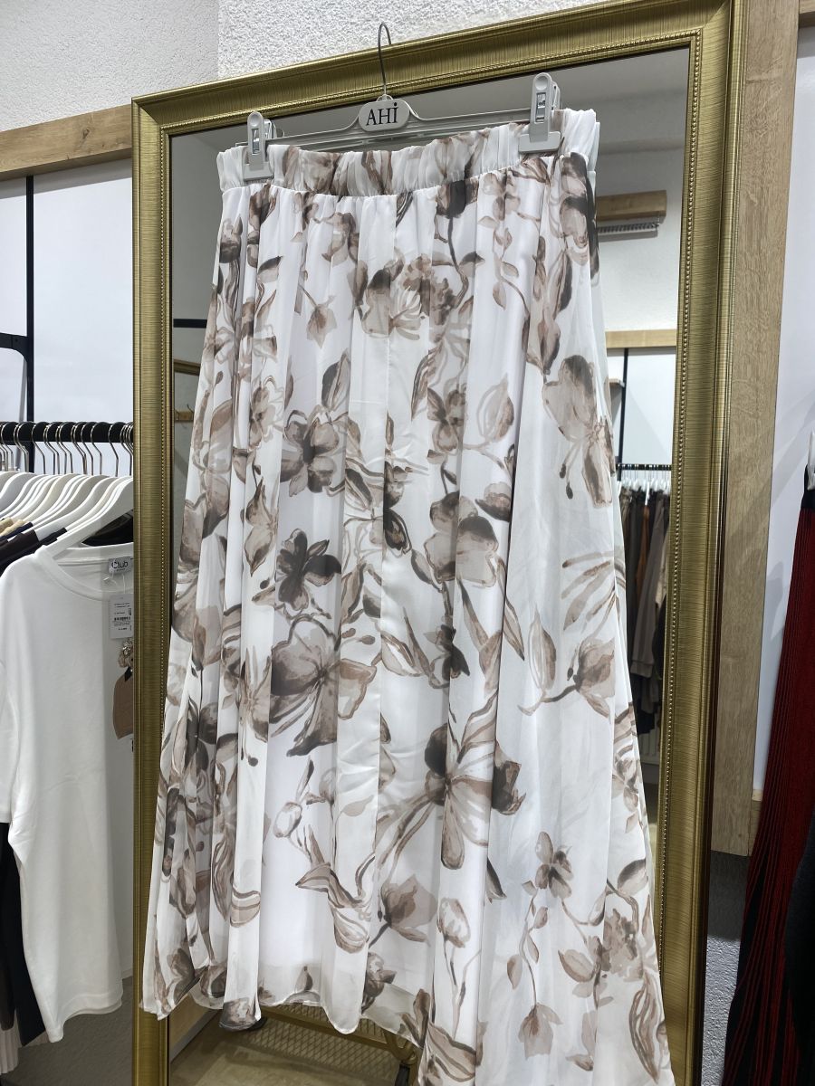 DESENLİ ŞİFON ETEK