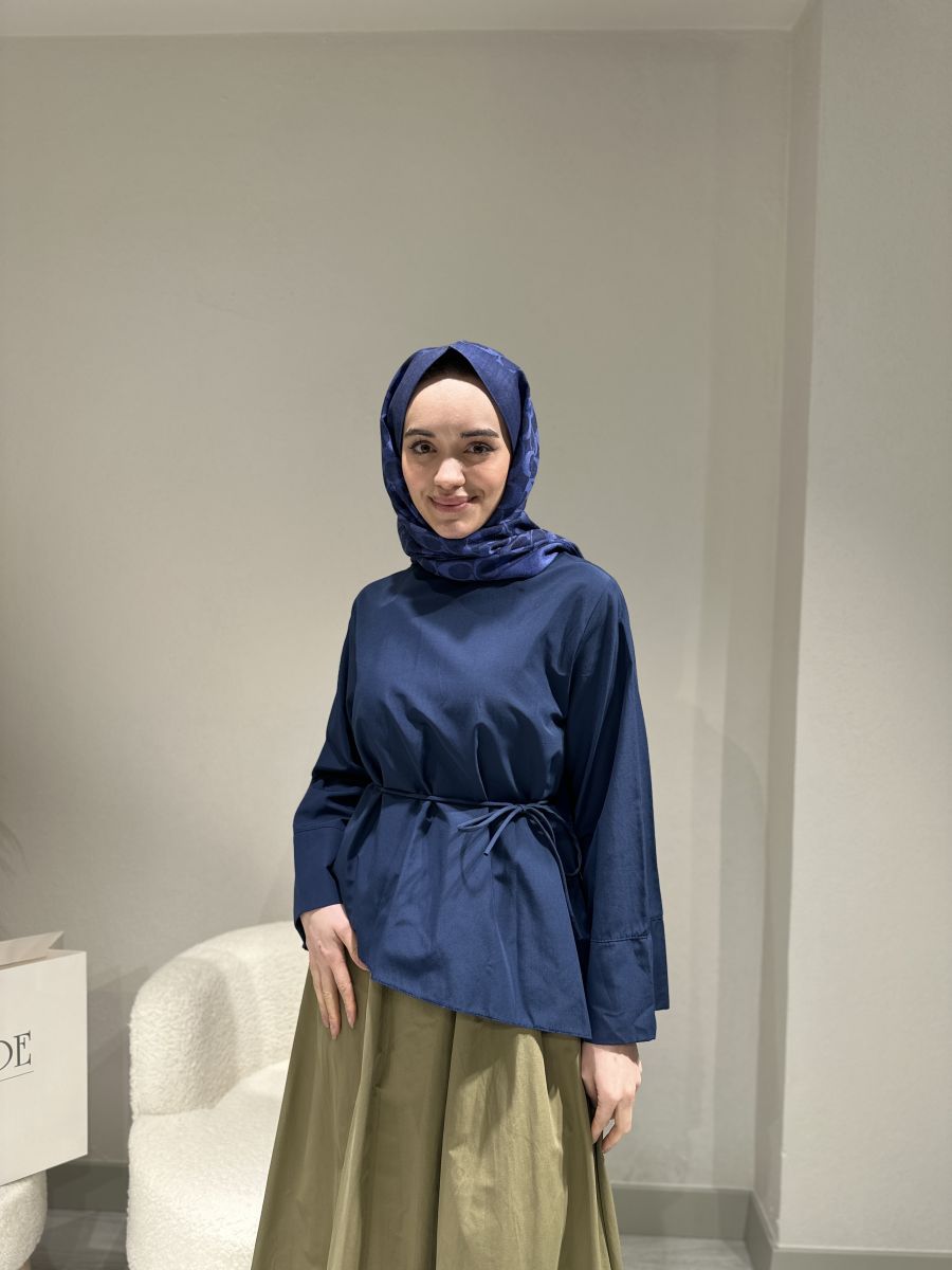 POPLİN KUMAŞ BLUZ - Görsel