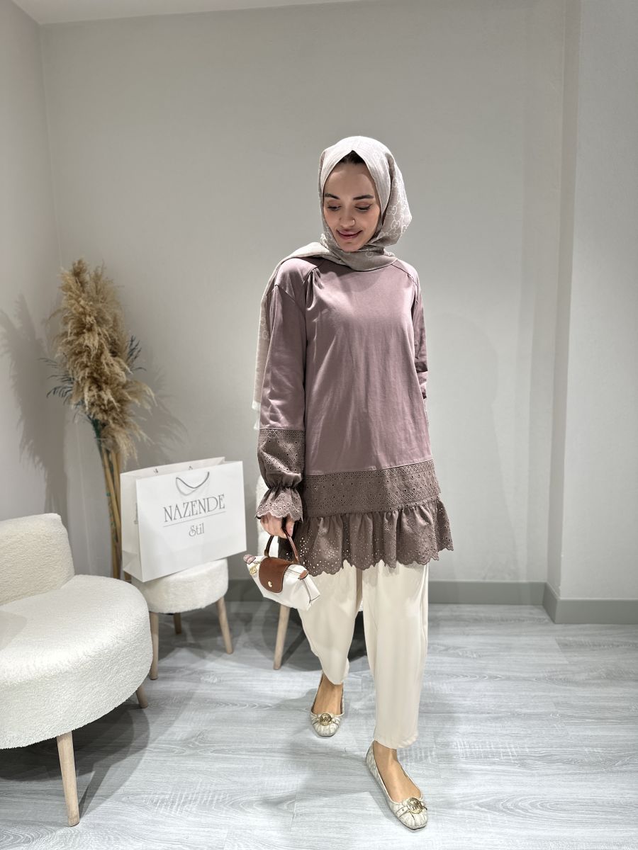 FİSTO DETAYLI 2 İPLİK SWEAT