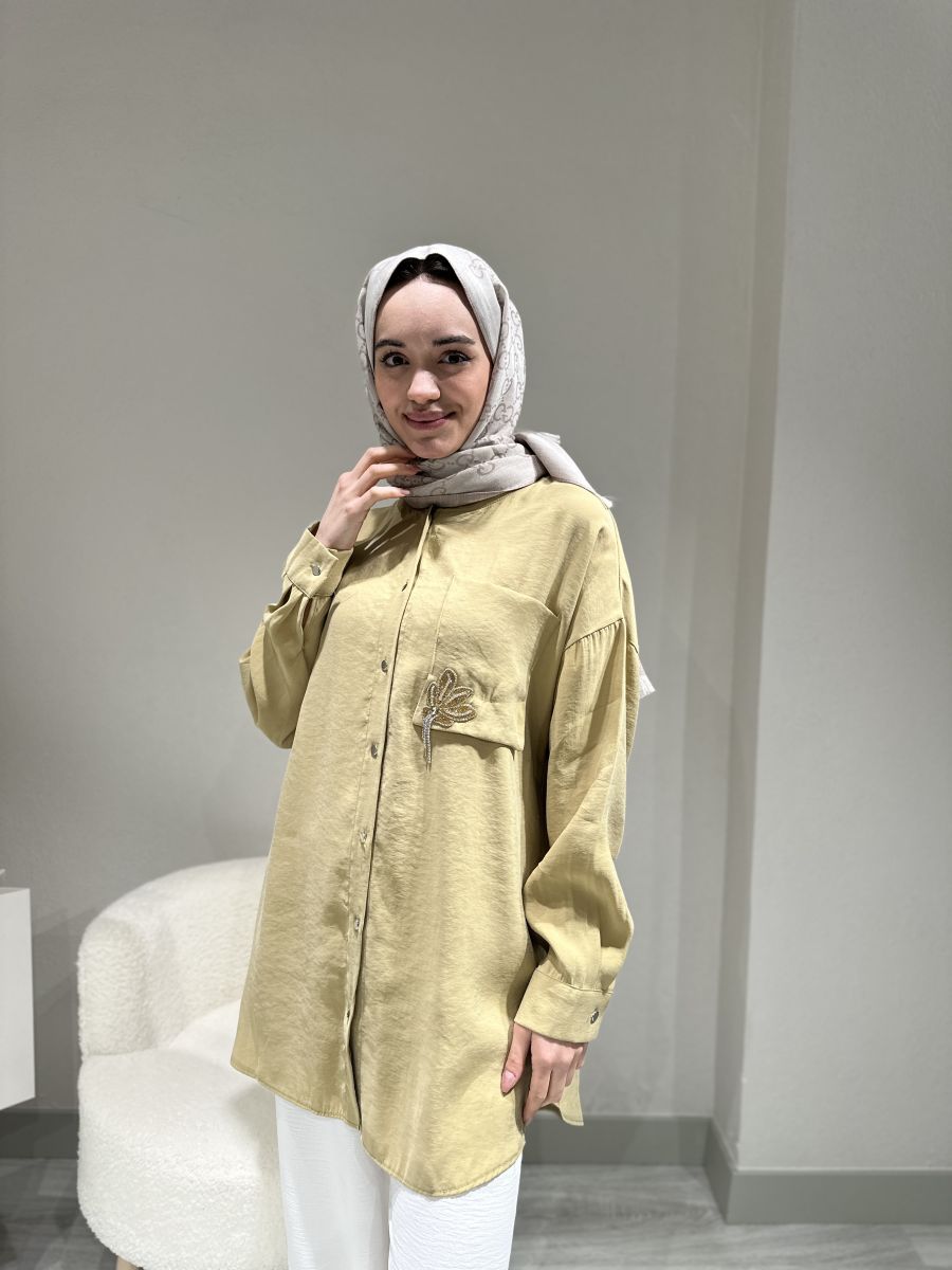 CUPRA ÇİÇEKLİ GÖMLEK