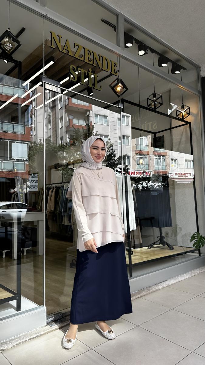 PAMUKLU PENYE BLUZ - Görsel