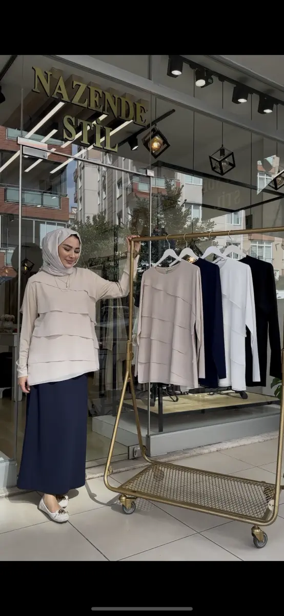 PAMUKLU PENYE BLUZ - Görsel