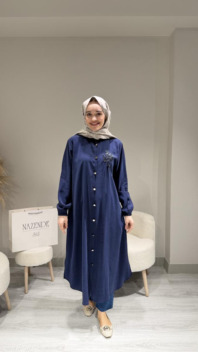 İŞELEMLİ TASARIM GÖMLEK - Görsel