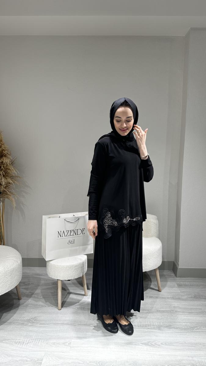 ÖRME KREP ETEKLİ TAKIM