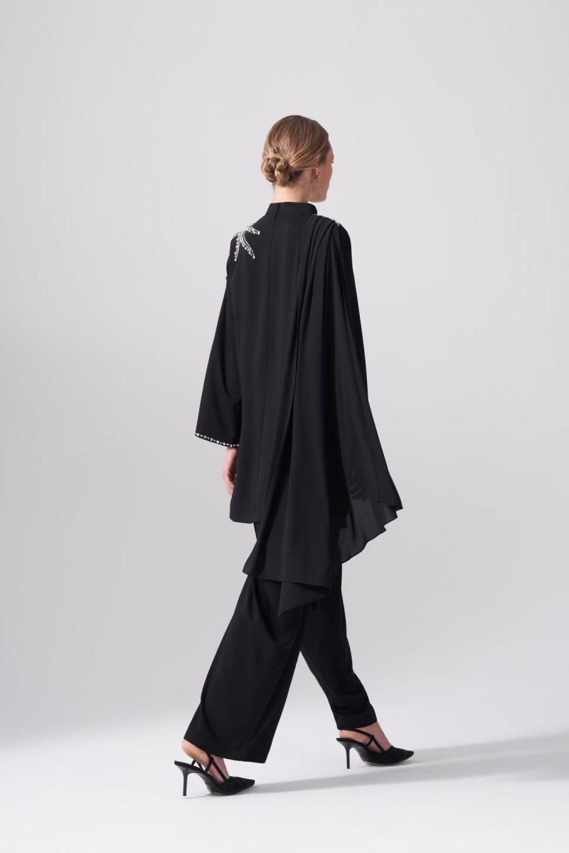 OMUZ İŞLEMELİ TASARIM ABİYE TAKIM - Görsel