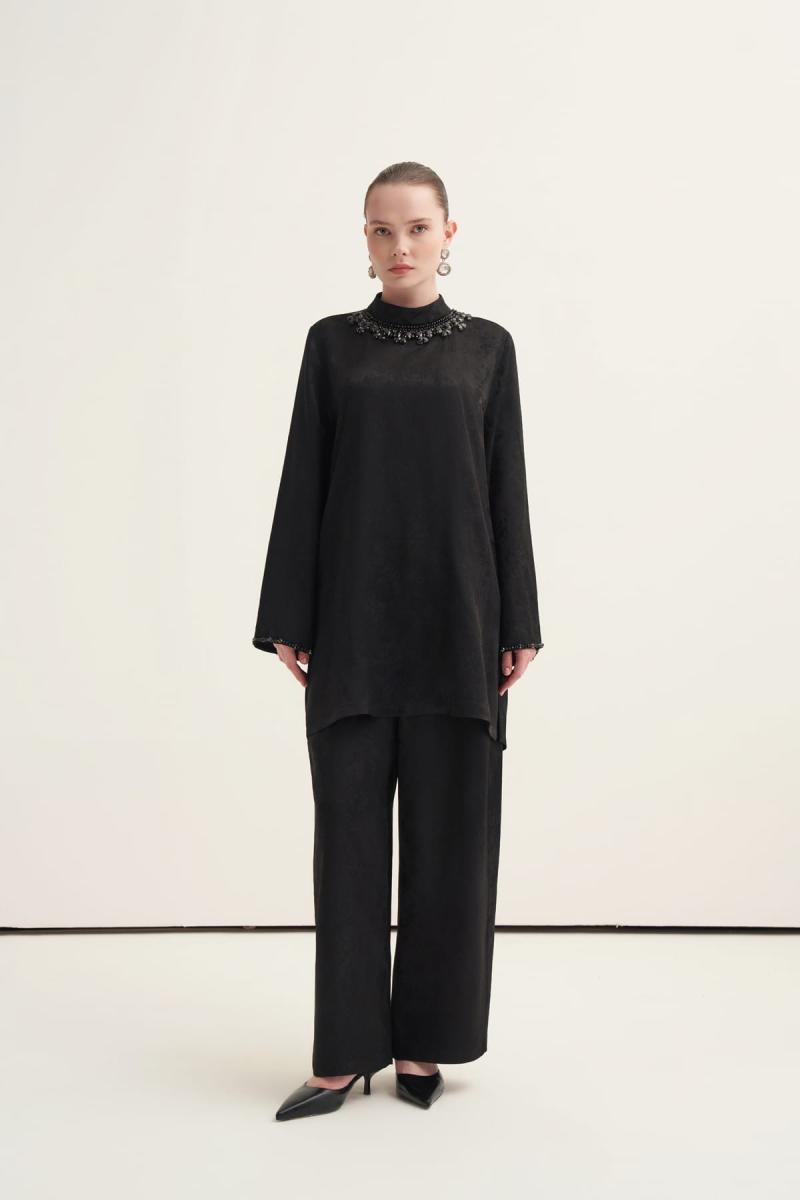 YAKA DETAYLI JAKAR ABİYE TAKIM - Görsel