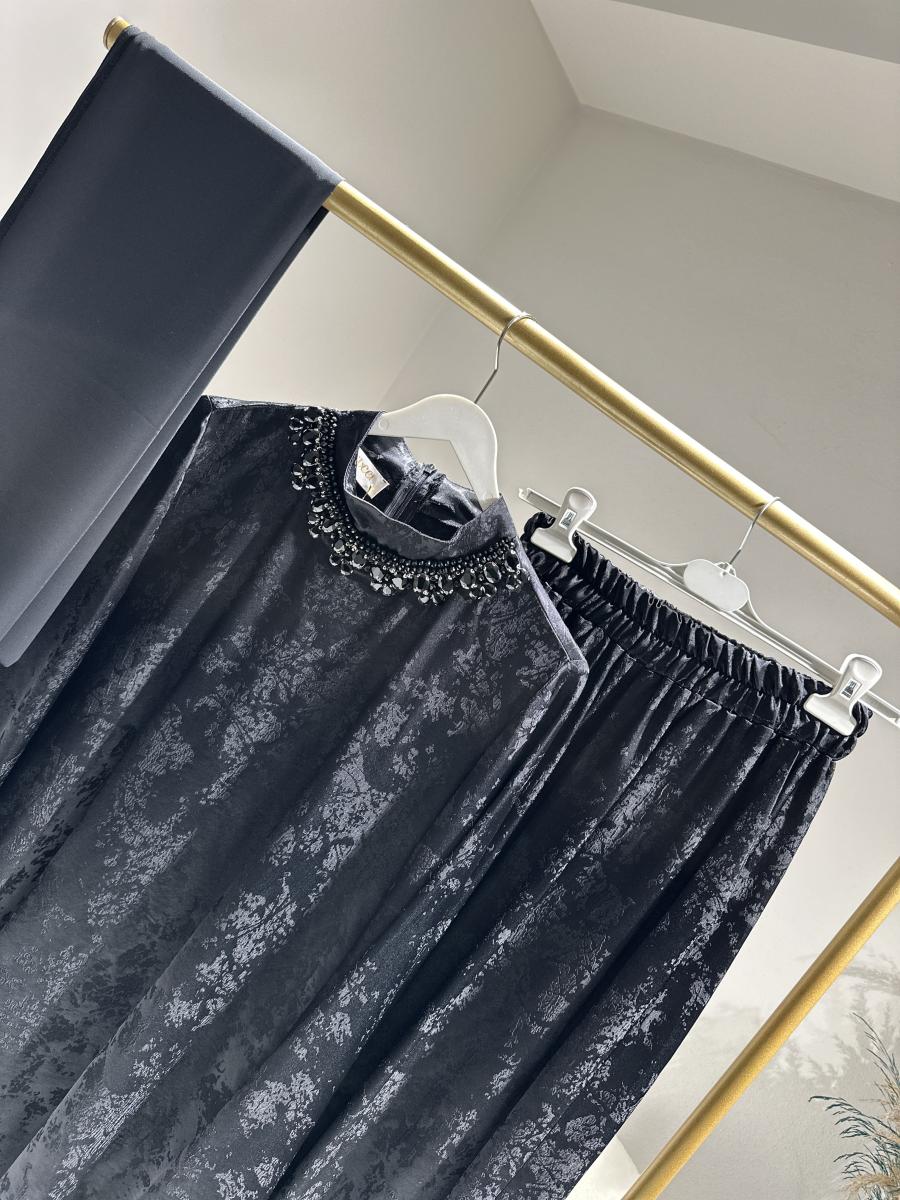 YAKA DETAYLI JAKAR ABİYE TAKIM - Görsel