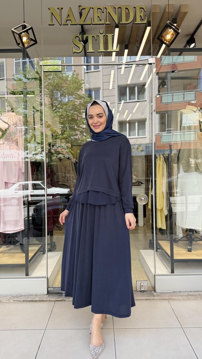 OYSHO KUMAŞ ETEKLİ TAKIM