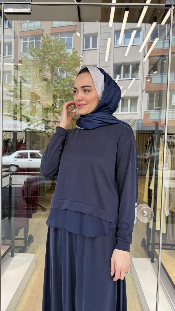 OYSHO KUMAŞ ETEKLİ TAKIM - Görsel