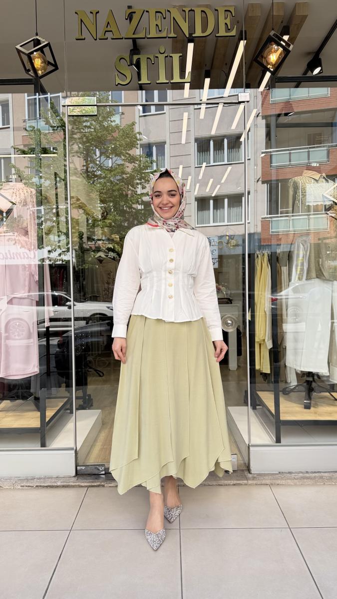 POPLİN KUMAŞ GÖMLEK - Görsel