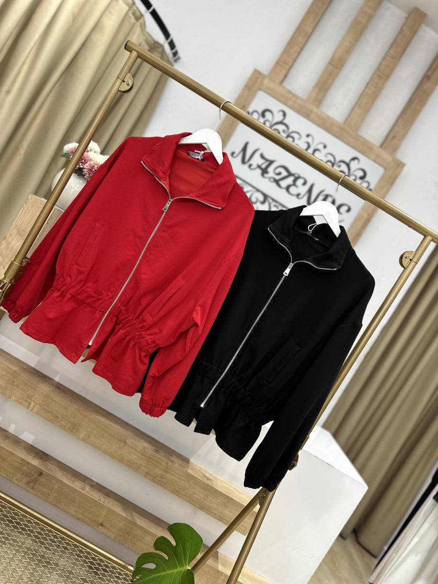 2İPLİK FERMUARLI SWEAT - Görsel