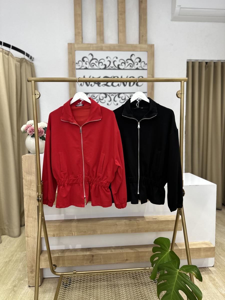 2İPLİK FERMUARLI SWEAT - Görsel